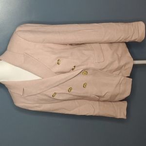 Pink Herringbone Blazer Rachel Parcell